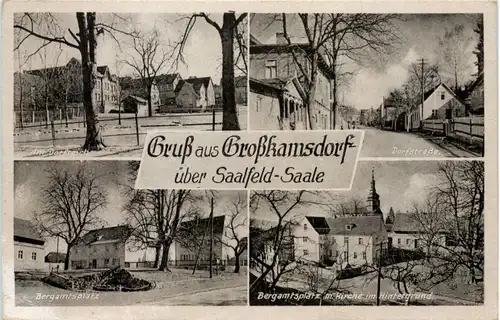 Gruss aus Grosskamsdorf über Saalfeld/Saale, div. Bilder -521062