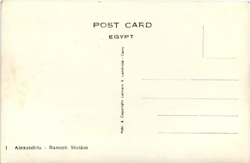 Egypt - Alexandria - Ramleh Station -630834