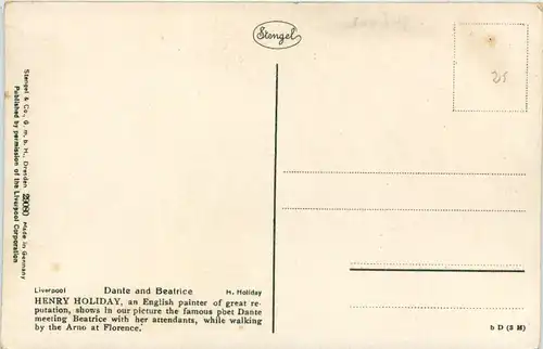 Künstlerkarte Henry Holiday - Firenze -604826