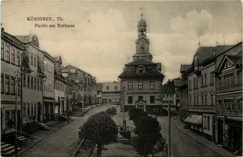 Königsee Thür., Partie am Rathaus -521096