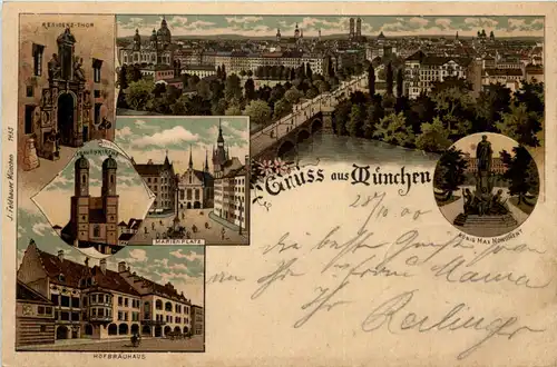 Gruss aus München - Litho -604926