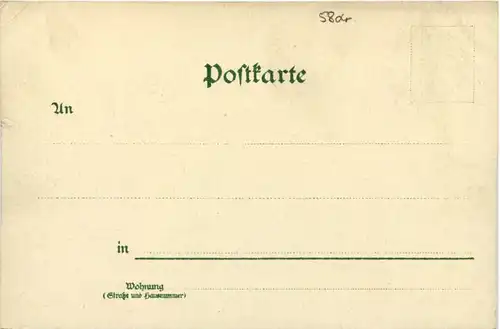 Schloss Reinhardsbrunn bei Friedrichroda - Litho -631344