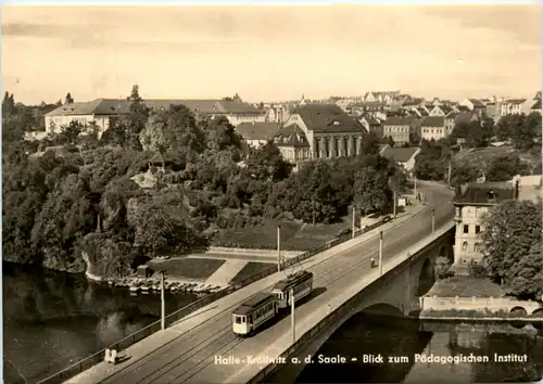 Halle (Saale), Blick zum Pädagogischen institut -395592