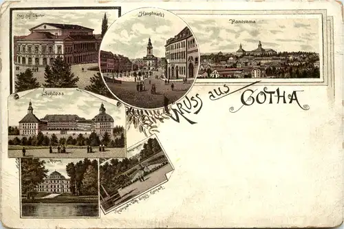 Gruss aus Gotha - Litho -631484