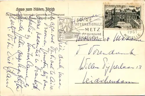 Zürich - Haus zum Rüden -630272