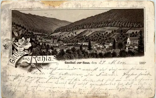 Gruss aus Ruhla - Litho -631564