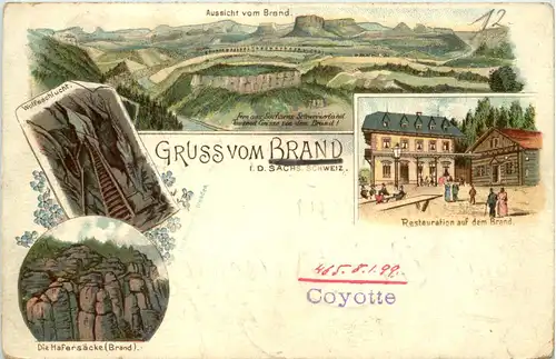 Gruss vom Brand - Litho -631684