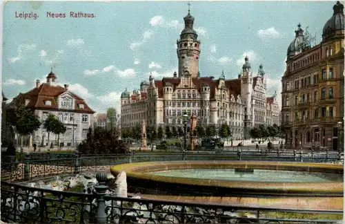 Leipzig, Neues Rathaus -395966