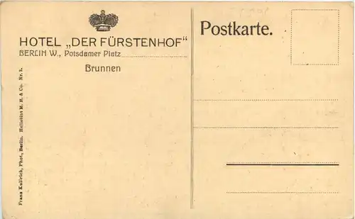 Berlin, Hotel Der Fürstenhof -503532