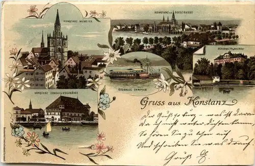 Gruss aus Konstanz - Litho -631784
