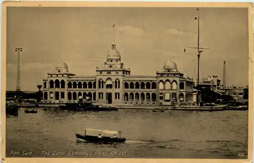 Port Said - The Canal Companys Pretty Offices -630346