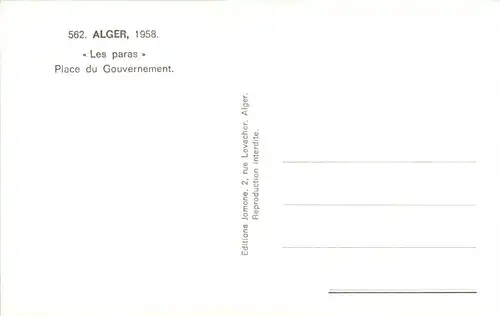 Alger - Les paras 13 mai 1958 -630560