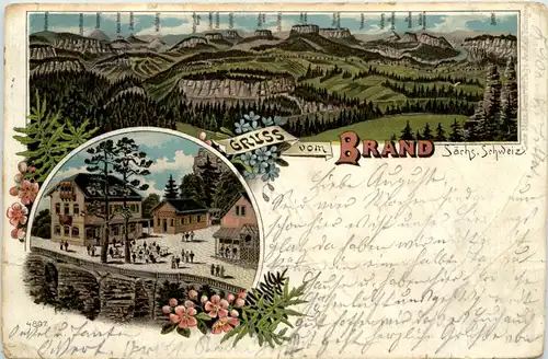 Gruss vom Brand - Litho -631694