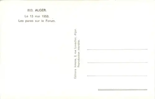 Alger - Le 13 mai 1958 -630566