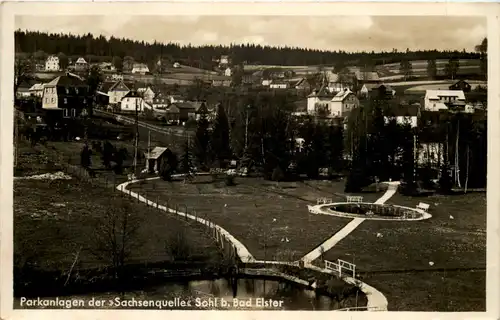 Sohl b. Bad Elster, Parkanlagen der Sachsenquelle -503912