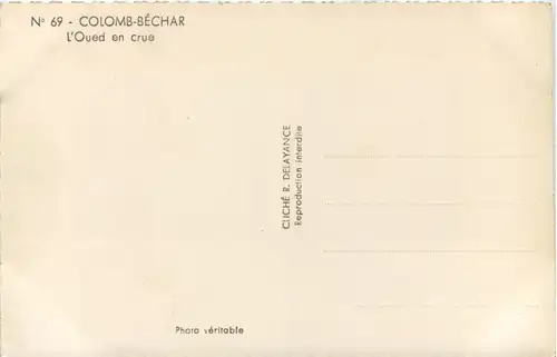 Colomb Bechar - L Oued en crue -630932