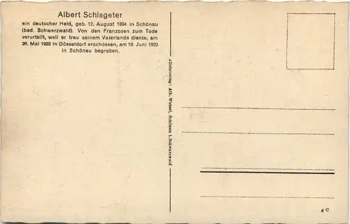 Schönau - Albert Schlageters Grabstätte -631958