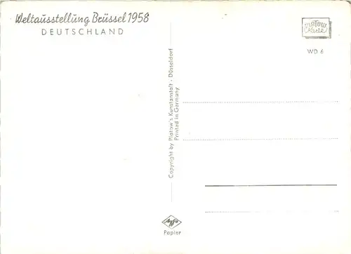 Bruxelles - Weltausstellung 1958 Deutschland -630768