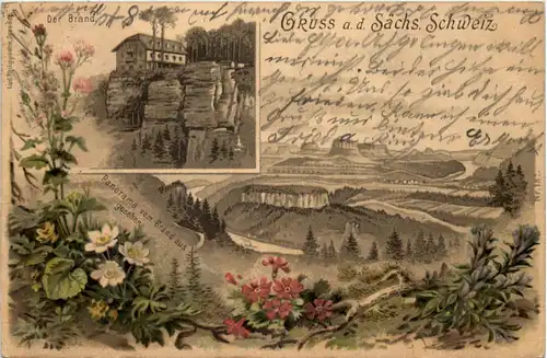 Gruss vom Brand - Litho -631670