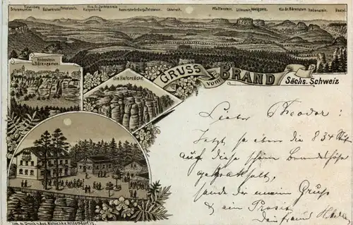 Gruss vom Brand - Litho -631690