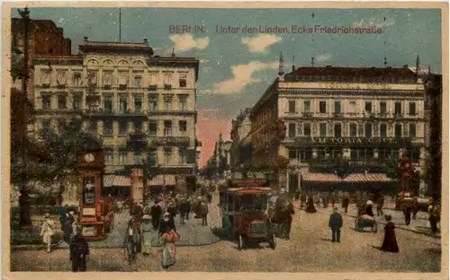 Berlin, Unter den Linden, Ecke Friedrichstrasse -504172