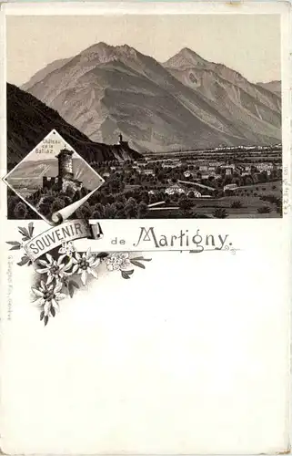 Souvenir de Martigny - Litho -629782