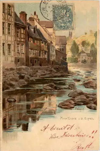 Montjoie in der Eifel - Litho -631132