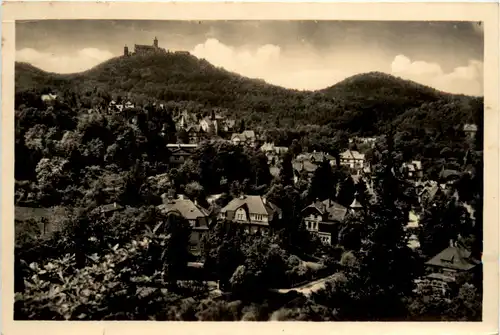 Eisenach, Blick zur Wartburg -396766