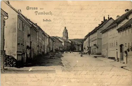 Gruss aus Tambach - Dorfstrasse -631286