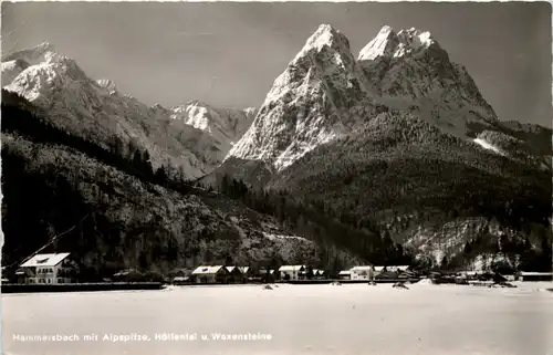 Hammersbach mit Alpspitze, Höllental u. Waxensteine -504532