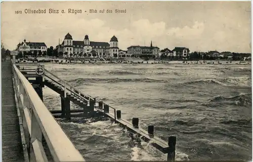 Seebad Binz a. Rügen, Blick auf den Strand -504632