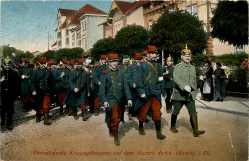 Ohrdruf - Französische Kriegsgefangene - Feldpost 2. Landsturm Inf Ers. Bat. Gotha -631526