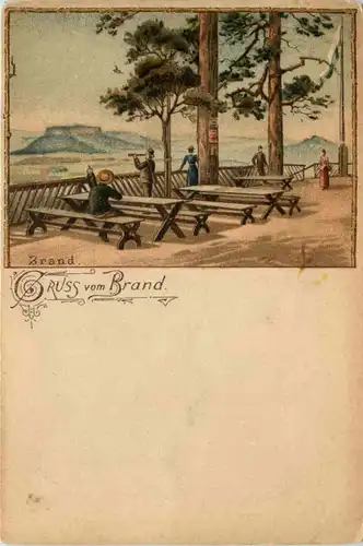 Gruss vom Brand - Litho -631672