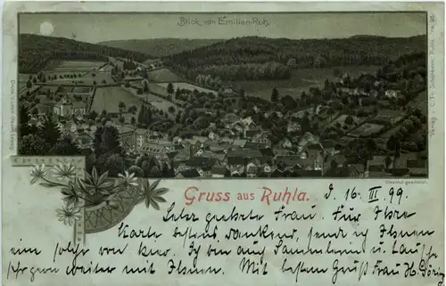 Gruss aus Ruhla - Litho -631566