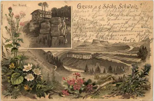 Gruss vom Brand - Litho -631712