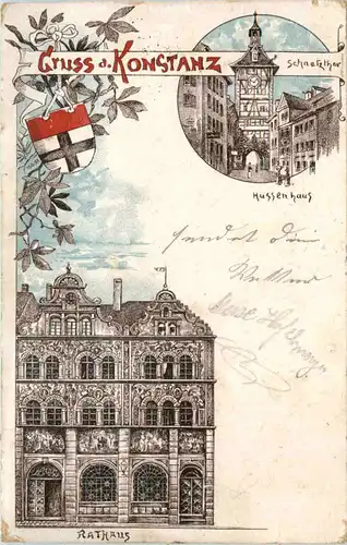 Gruss aus Konstanz - Litho -631780