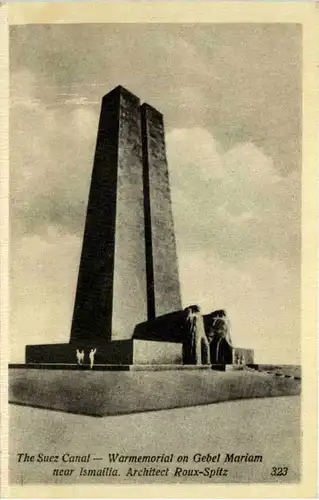 Suez Canal - Warmemorial on Gebel Mariam -630462