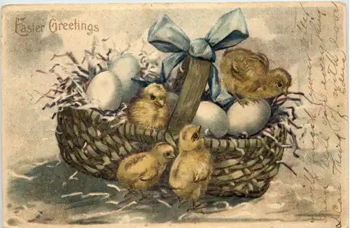 Easter Greetings - Prägekarte -633302
