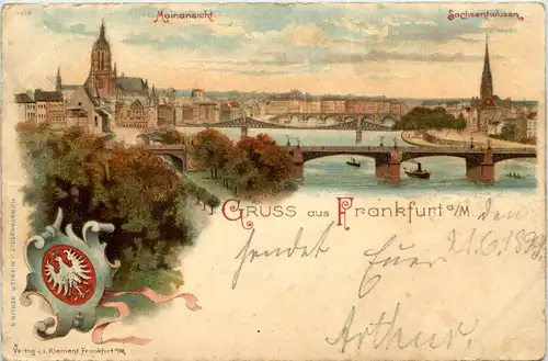 Gruss aus Frankfurt - Litho -632704