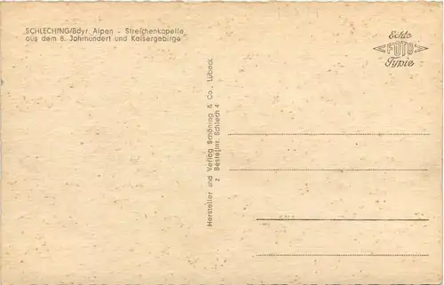 Schleching, Streichenkapelle aus dem 8 Jhd. -504892