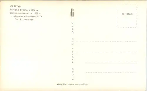 Olsztyn - Allenstein -630662