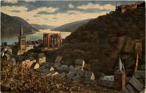 Bacharach - Künstlerkarte H. Hoffmann -632010