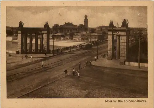 Moskau - Die Borodino Brücke -630742