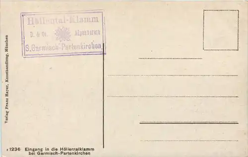 Eingang in die Höllenklamm bei Garmisch Partenkirchen -633446