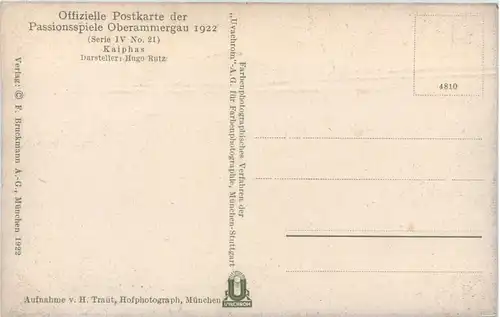 Oberammergau - Passionsspiele 1922 -631948