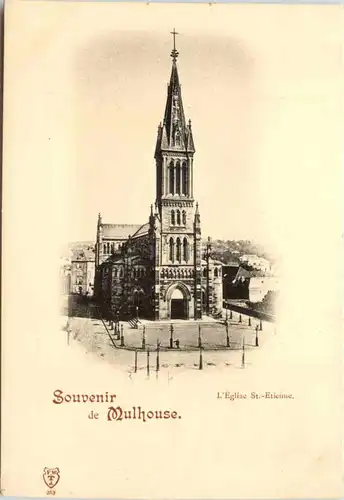 Souvenir de Mulhouse - L Eglise St. Etienne -633548