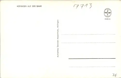 Hüfingen auf der Baar - Hauptstrasse -632182