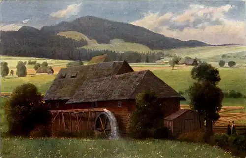 Schwarzwald - Künstler AK H. Hoffmann -632022