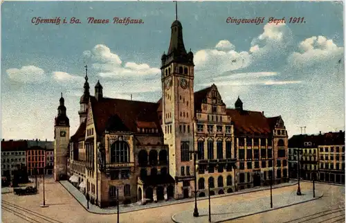 Chemnitz, Neues Rathaus -505212