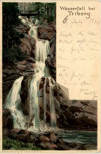 Wasserfall in Triberg - Litho -632012